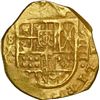 Image 1 : SPAIN, Seville, gold cob 4 escudos, Philip IV, assayer R (late 1630s), NGC MS 63.
