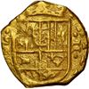 Image 1 : SPAIN, Seville, gold cob 2 escudos, 1632 R, unique, NGC MS 62, finest and only example in NGC census