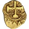 Image 2 : SPAIN, Barcelona, gold cob 1 escudo, Charles II, assayer not visible, obverse struck from 2E die, un