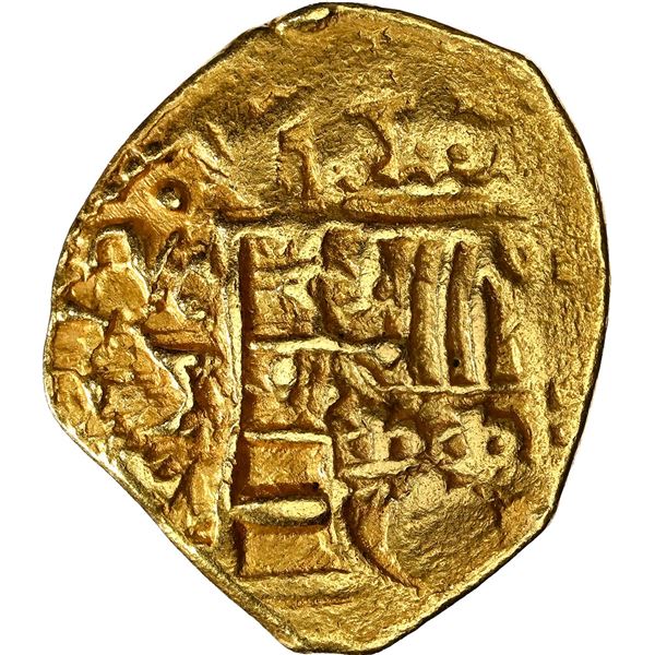 MEXICO, Mexico City, gold cob 1 escudo, 1712 J, mintmark oXM, rare, NGC AU 55 (1715 Fleet Shipwreck 