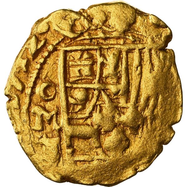 MEXICO, Mexico City, gold cob 1 escudo, 1712 J, mintmark oM, rare, NGC AU 55 (1715 Fleet Shipwreck L