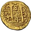 Image 1 : PERU, Lima, gold cob 8 escudos, 1749/8 R, NGC AU 53.