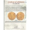 Image 3 : PERU, Lima, gold cob 4 escudos, 1709 M, very rare, NGC MS 63 (1715 Fleet Shipwreck Label), finest kn