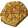 Image 1 : PERU, Cuzco, gold cob 2 escudos, 1698 M, NGC MS 62 (1715 Fleet Shipwreck Label).