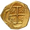 Image 2 : COLOMBIA, Bogotá, gold cob 2 escudos, Philip IV, assayer not visible (A below mintmark NR to left, m