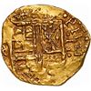 Image 1 : COLOMBIA, Bogotá, gold cob 2 escudos, Philip IV, assayer not visible (A or R, 1640s to early 1650s),
