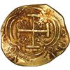 Image 2 : COLOMBIA, Bogotá, gold cob 2 escudos, Philip IV, assayer not visible (A or R, 1640s to early 1650s),