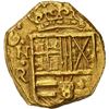 Image 1 : COLOMBIA, Bogotá, gold cob 2 escudos, Philip IV, assayer not visible (R to right, 1640s to early 166