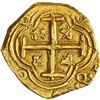 Image 2 : COLOMBIA, Bogotá, gold cob 2 escudos, Philip IV, assayer not visible (R to right, 1640s to early 166