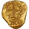 Image 2 : COLOMBIA, Bogotá, gold cob 2 escudos, (inverted 1702 or 1704 over inverted 1702), assayer Arce (V.A.
