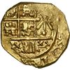 Image 1 : COLOMBIA, Bogotá, gold cob 2 escudos, (1705), no assayer (Arce), Charles II posthumous, NGC MS 64 (1