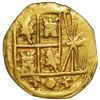 Image 1 : COLOMBIA, Bogotá, gold cob 2 escudos, 1750/49, assayer not visible (S to left), very rare, NGC XF de