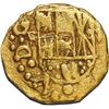 Image 1 : COLOMBIA, Bogotá, gold cob 1 escudo, Philip V, assayer M to right, mintmark F to left (late 1730s to