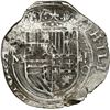 Image 1 : MEXICO, Mexico City, cob 2 reales, Philip II, assayer O below denomination ij to right, mintmark oM 