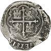 Image 2 : MEXICO, Mexico City, cob 2 reales, Philip II, assayer O below denomination ij to right, mintmark oM 