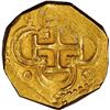 Image 2 : SPAIN, Seville, gold cob 2 escudos, Philip III, assayer B, PCGS UNC details / scratch (Atocha Shipwr