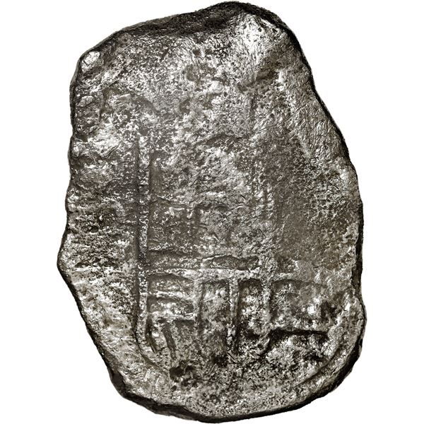 MEXICO, Mexico City, cob 8 reales, Philip III, assayer not visible, Grade 3, ex-Morse.