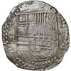 Image 1 : BOLIVIA, Potosí, cob 8 reales, Philip III, assayer R (curved leg), Grade 1, ex-Morse.