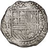 Image 1 : BOLIVIA, Potosí, cob 8 reales, Philip III, assayer R (curved leg), Grade 1, ex-Morse.