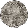 Image 2 : BOLIVIA, Potosí, cob 8 reales, Philip III, assayer R (curved leg), Grade 1, ex-Morse.
