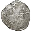 Image 1 : BOLIVIA, Potosí, cob 8 reales, Philip III, assayer R (curved leg), no Grade on certificate.