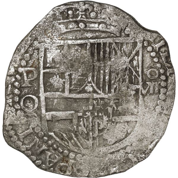 BOLIVIA, Potosí, cob 8 reales, Philip III, assayer Q, Grade 1, ex-Morse.