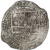 Image 1 : BOLIVIA, Potosí, cob 8 reales, Philip III, assayer Q, Grade 1, ex-Morse.