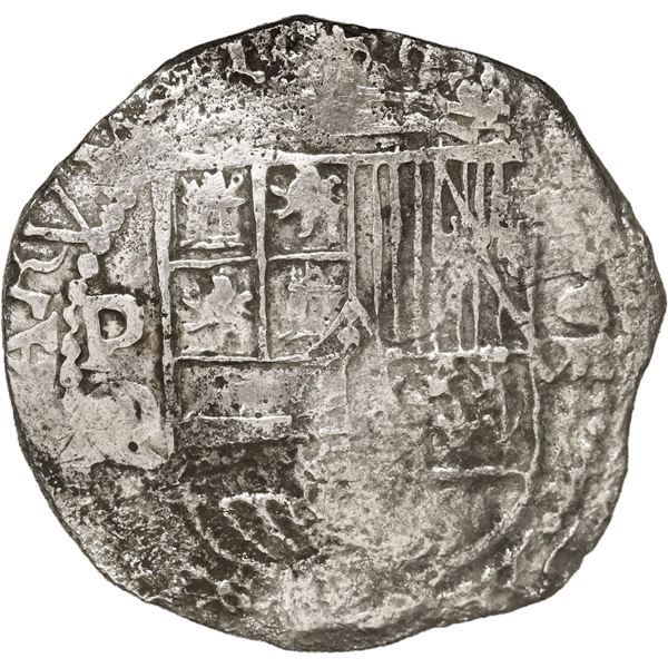 BOLIVIA, Potosí, cob 8 reales, Philip III, assayer Q, Grade 1, ex-Morse.