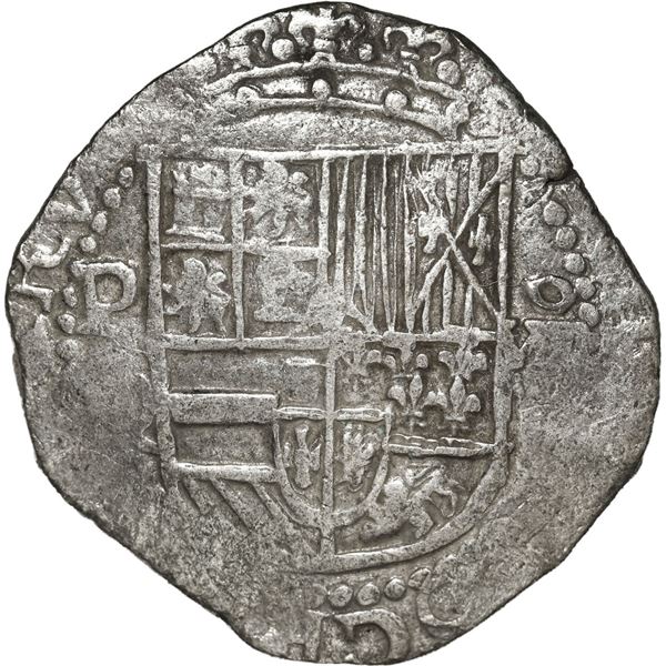 BOLIVIA, Potosí, cob 8 reales, Philip III, assayer Q, Grade 1, ex-Morse.