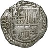 Image 1 : BOLIVIA, Potosí, cob 8 reales, Philip III, assayer Q, no Grade on certificate.