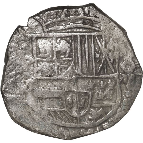 BOLIVIA, Potosí, cob 8 reales, Philip III, assayer M (pre-dated type), Grade 1, ex-Morse.