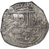 Image 1 : BOLIVIA, Potosí, cob 8 reales, Philip III, assayer M (pre-dated type), Grade 1, ex-Morse.