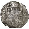 Image 1 : BOLIVIA, Potosí, cob 8 reales, Philip III, assayer M (pre-dated type), quadrants of cross transposed