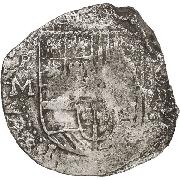BOLIVIA, Potosí, cob 8 reales, (1617) M, Grade 1, ex-Morse.