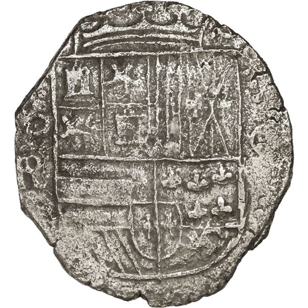 BOLIVIA, Potosí, cob 8 reales, (1618) PAL, Grade 1, ex-Morse.