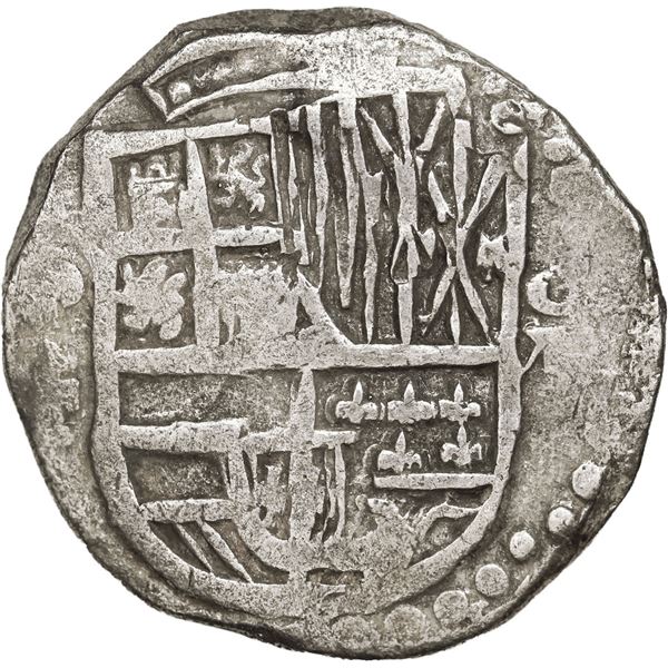 BOLIVIA, Potosí, cob 8 reales, 1619 T, Grade 1, ex-Morse.