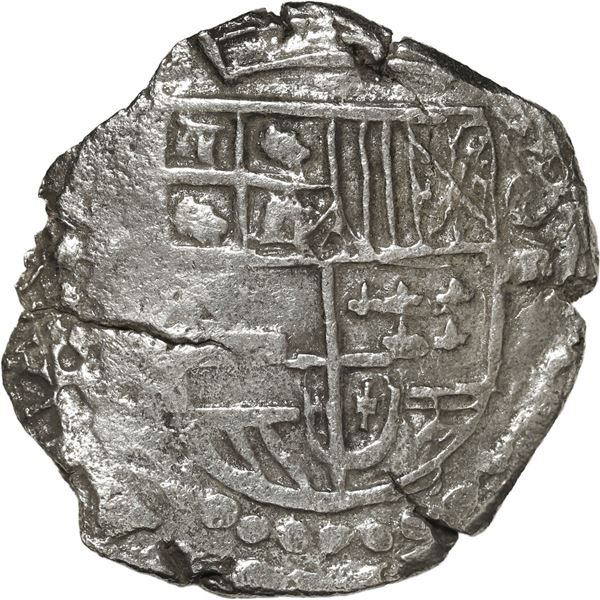 BOLIVIA, Potosí, cob 8 reales, 1620 (T), Grade 1, ex-Morse.