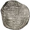 Image 1 : BOLIVIA, Potosí, cob 8 reales, Philip III, assayer T, Grade 1, ex-Morse.
