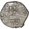 Image 1 : BOLIVIA, Potosí, cob 8 reales, Philip III, assayer T, quadrants of cross transposed, Grade 1, ex-Mor