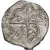 Image 2 : BOLIVIA, Potosí, cob 8 reales, Philip III, assayer T, quadrants of cross transposed, Grade 1, ex-Mor