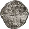 Image 2 : BOLIVIA, Potosí, cob 8 reales, Philip III, assayer T, quadrants of cross transposed, "flat" lions, G