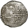 Image 1 : BOLIVIA, Potosí, cob 8 reales, Philip III, assayer T, quadrants of cross transposed, "flat" lions, G