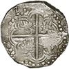 Image 2 : BOLIVIA, Potosí, cob 8 reales, Philip III, assayer T, quadrants of cross transposed, "flat" lions, G