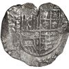 Image 1 : BOLIVIA, Potosí, cob 8 reales, Philip III, assayer not visible (T), upper half of shield and quadran