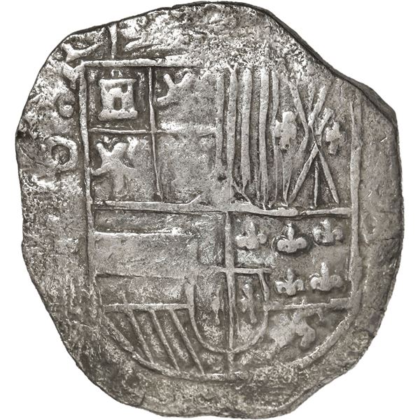 BOLIVIA, Potosí, cob 8 reales, Philip III, assayer not visible, Grade 1, ex-Morse.