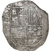 Image 1 : BOLIVIA, Potosí, cob 8 reales, Philip III, assayer not visible, Grade 1, ex-Morse.