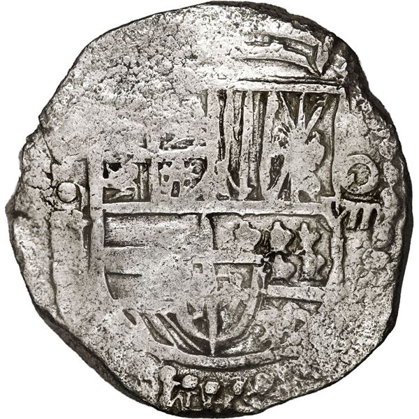 BOLIVIA, Potosí, cob 8 reales, Philip III, assayer not visible, Grade 1, ex-Morse.