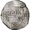 Image 1 : BOLIVIA, Potosí, cob 8 reales, Philip III, assayer not visible, Grade 1, ex-Morse.