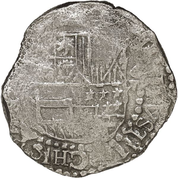 BOLIVIA, Potosí, cob 8 reales, Philip III, assayer not visible, Grade 1, ex-Morse.