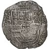 Image 1 : BOLIVIA, Potosí, cob 8 reales, Philip III, assayer not visible, Grade 2.